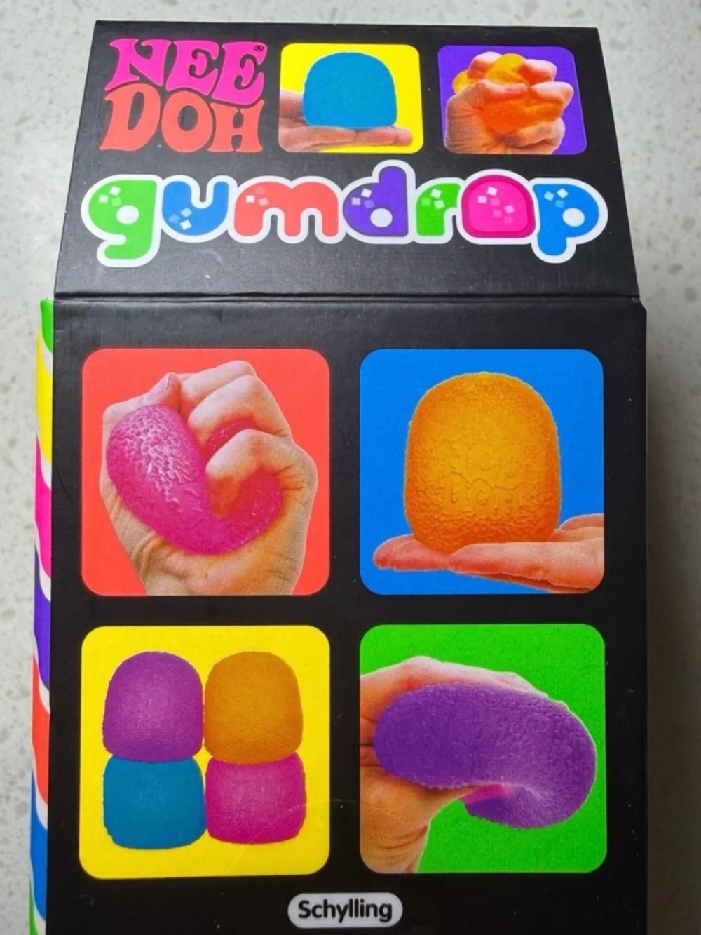 Gumdrop Super Solid Squish! Blue Kids Toy - Picture 3 of 3